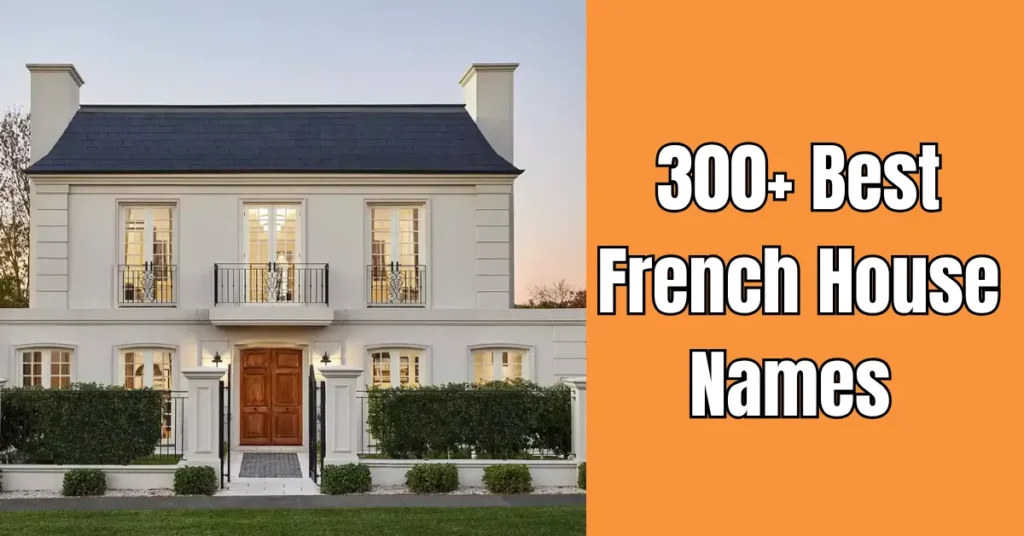 Elegant French-style house with vintage charm