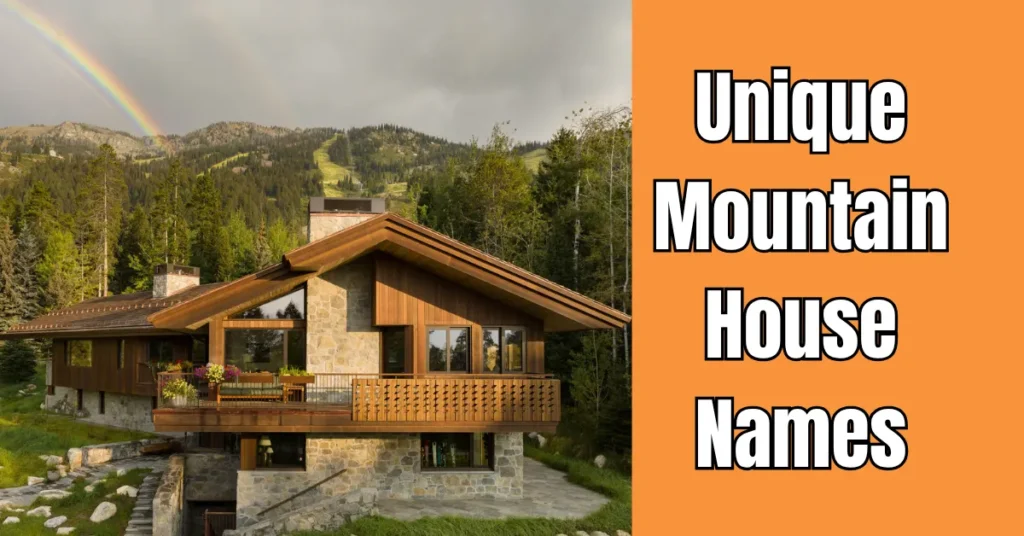 Unique Mountain House Names