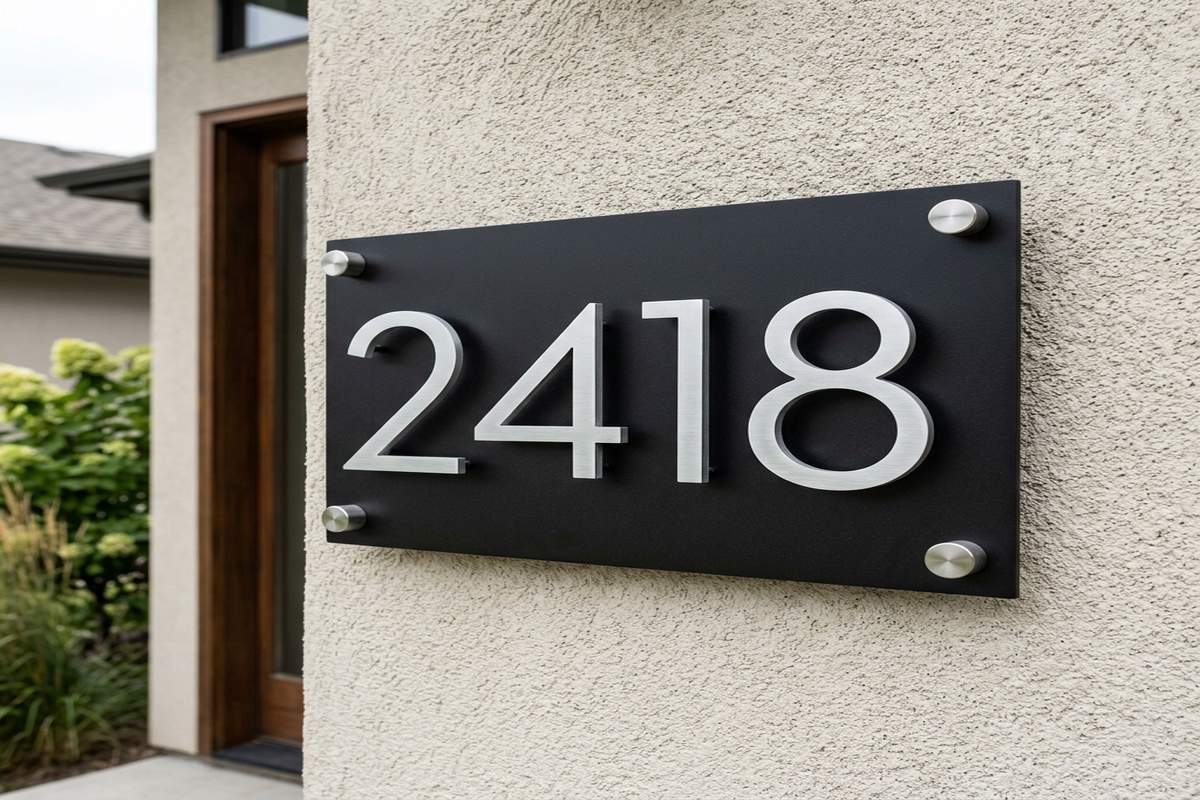 Metal House Plates