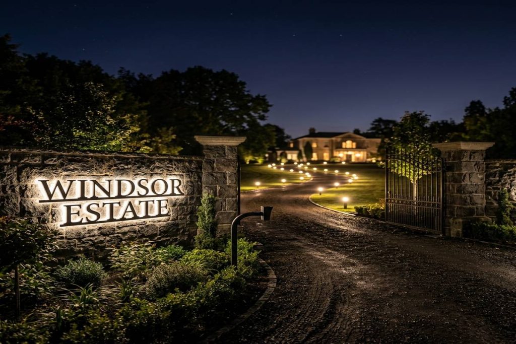 Let There Be Light: Designing a High-Visibility Illuminated Entrance Sign for Driveways and Estates