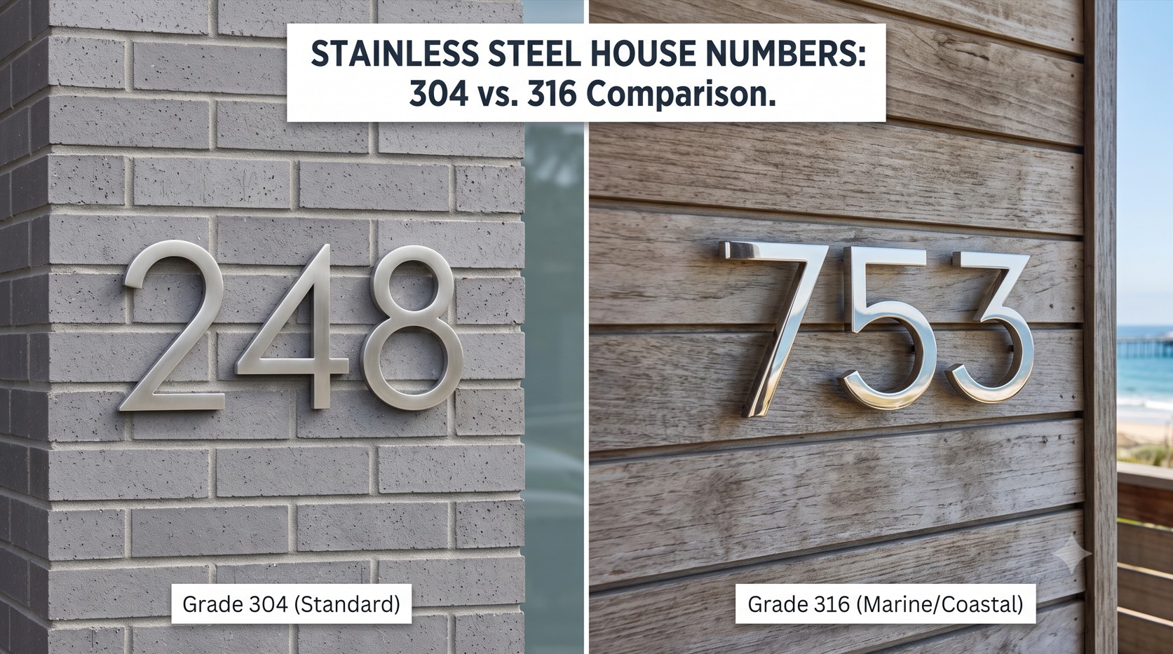 Metal House Plates Crafting & Installation